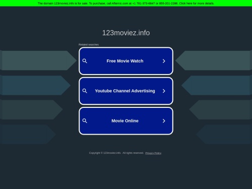 Screenshot of 123moviez.info