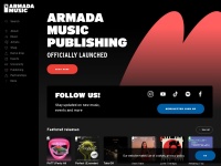 screenshot of armadamusic