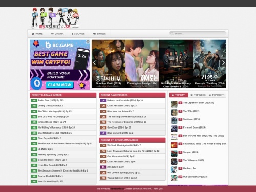 Screenshot of myasiantv.cc