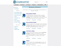 screenshot of gammadyne