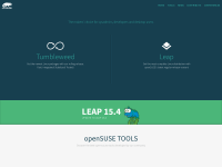 Screenshot of opensuse.org
