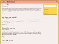 screenshot of crmtutorials