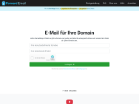 Screenshot of forwardemail.net