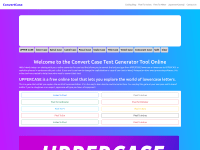 screenshot of convertcase