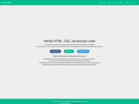 screenshot of minifycode
