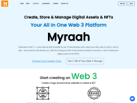 Screenshot of myraah.io