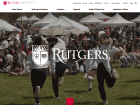 Screenshot of rutgers.edu