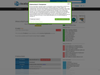 Screenshot of iplocation.net