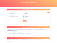 screenshot of password-generator