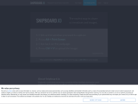 Screenshot of snipboard.io