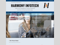 Screenshot of harmonyinfotech.in