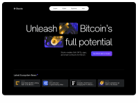 Screenshot of blockstack.org