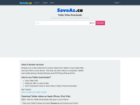 screenshot of saveas