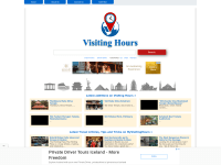 Screenshot of myvisitinghours.org