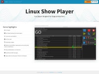 Screenshot of linux-show-player.org