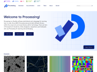 Screenshot of processing.org