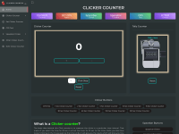 Screenshot of clickercounter.org