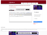 Screenshot of htmleditor.in