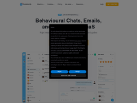 Screenshot of customerly.io
