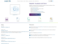 Screenshot of matplotlib.org