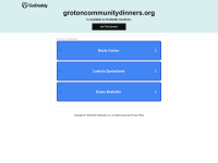 Screenshot of grotoncommunitydinners.org
