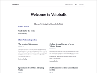 screenshot of veloballs