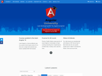 Screenshot of angular-university.io