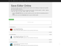 screenshot of saveeditonline