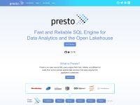 Screenshot of prestosql.io