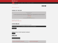 Screenshot of wordproject.org