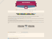 screenshot of archivebox