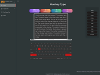 Screenshot of monkey-type.org