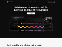 screenshot of browserless