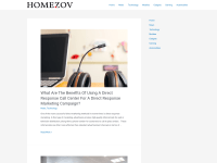 screenshot of homezov