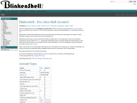 Screenshot of blinkenshell.org