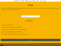 screenshot of definepedia