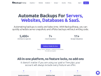 screenshot of backupsheep