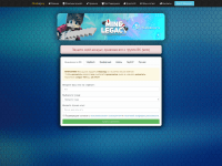 Screenshot of minelegacy.ru