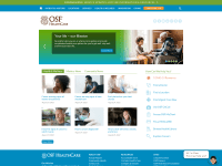 Screenshot of osfhealthcare.org