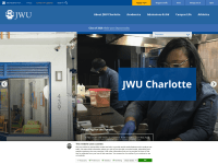 Screenshot of jwu.edu