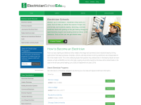 Screenshot of electricianschooledu.org