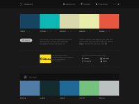 Screenshot of colormind.io