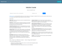 Screenshot of websitecrawler.org