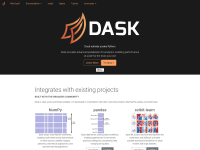 Screenshot of dask.org
