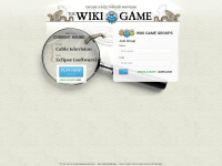 screenshot of thewikigame