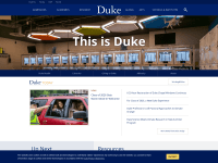Screenshot of duke.edu
