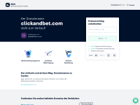 screenshot of clickandbet