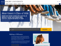 Screenshot of emory.edu
