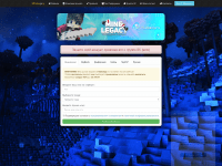 Screenshot of minelegacy.ru