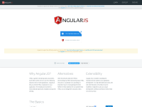 Screenshot of angularjs.org